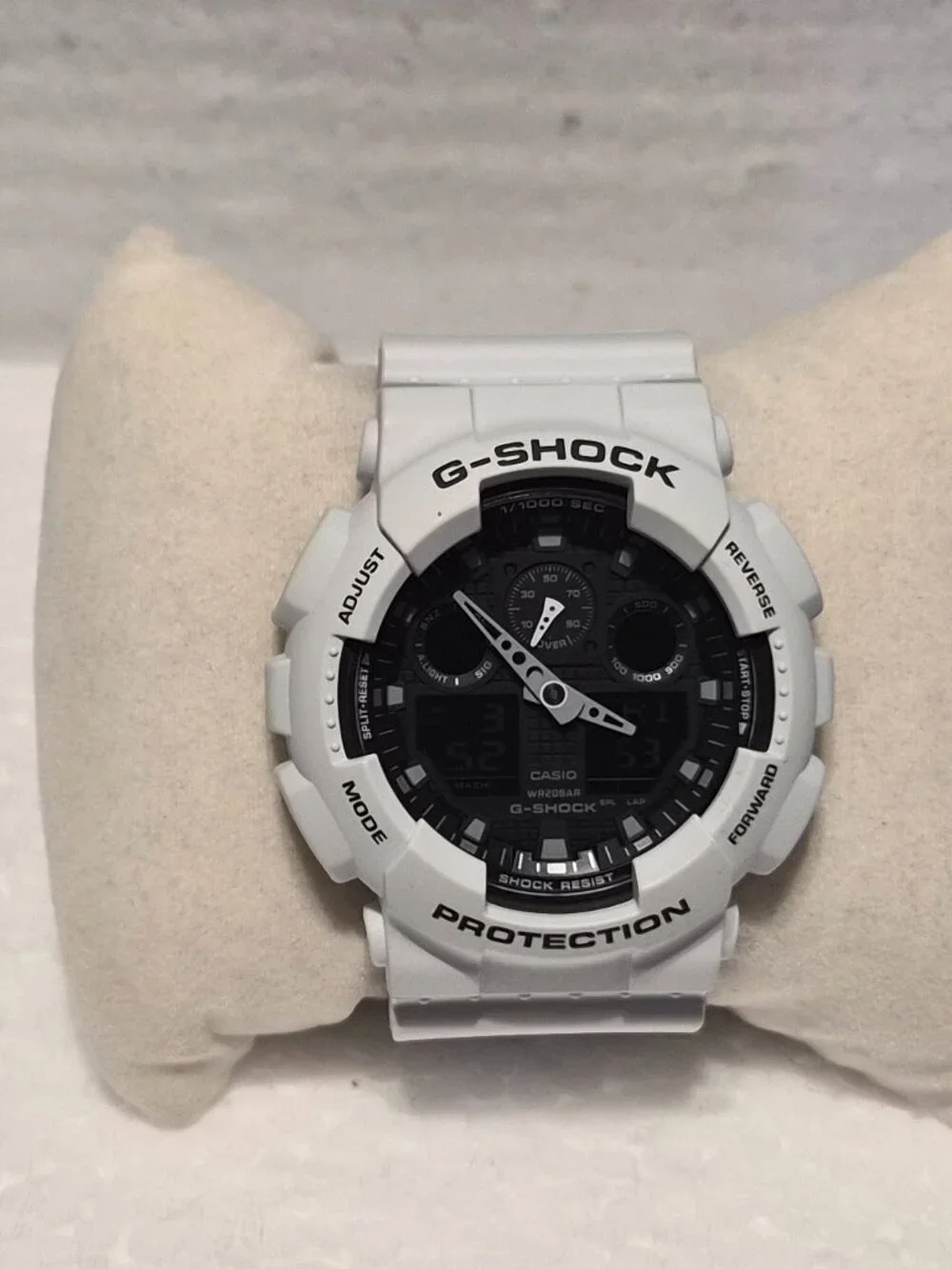 Casio G Shock Dove Gray Digital and analog NWOT condition